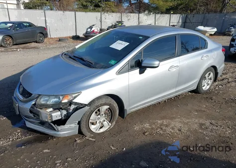 2014 Honda Civic Lx from USA, damaged, VIN 19XFB2F51EE221401